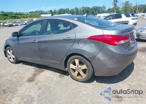 2012 Hyundai Elantra Gls из США, поврежденный, VIN 5NPDH4AE0CH086283